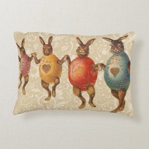 Osterhase Tanzende Eier Dekokissen
