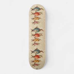 Osterhase Tanzende Eier Skateboard
