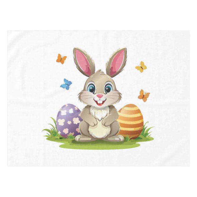 Osterhase Tischdecke (Vorderseite (Horizontal))