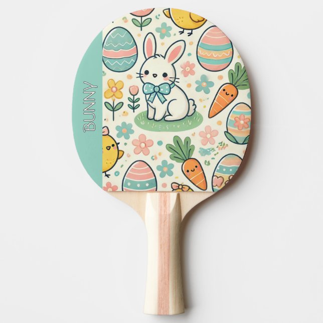 Osterhase Tischtennis Schläger (Vorderseite)