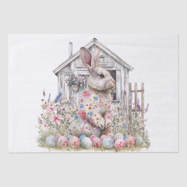 Osterhase Tissue-Papier Seidenpapier (Vorderseite)
