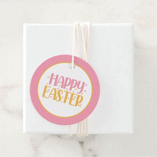 Osterhase und Baby Chicks Geschenkanhänger (Beispiel)