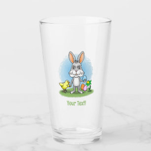 Osterhase und das Huhn Glas