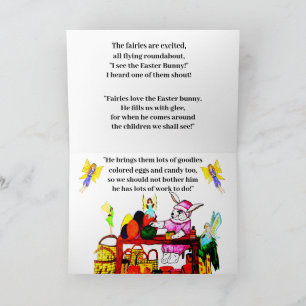 OSTERHASE UND FEEN KARTE