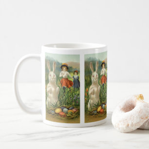 Osterhase und Kinder frohe Ostern Kaffeetasse