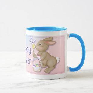 Osterhase und Schmetterling Tasse