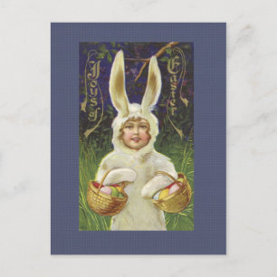 Osterhase Vintage Postkarte