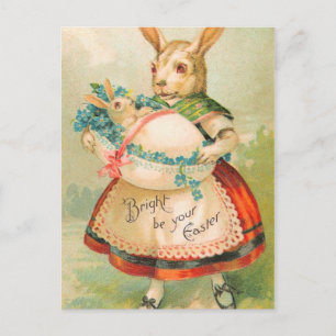 Osterhase Vintage Postkarte