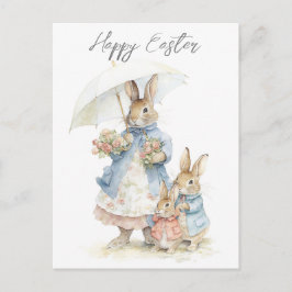 Osterhase Vintage Postkarte