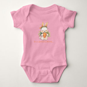Osterhase zu essen Carrot Baby Strampler