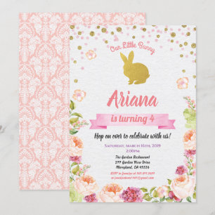 Osterhase zum Geburtstag Einladung