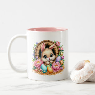 Osterhase zweifarbige tasse