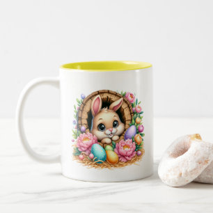 Osterhase zweifarbige tasse