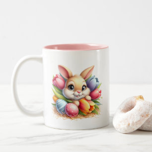 Osterhase  zweifarbige tasse