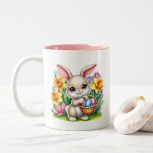 Osterhase zweifarbige tasse