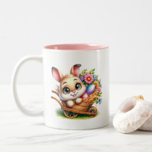 Osterhase  zweifarbige tasse