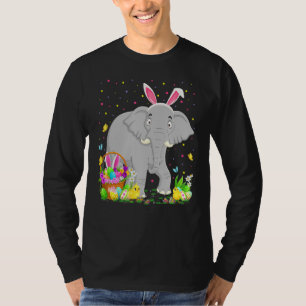 Osterhasegi Jagen indischer Elefant Ostern Su T-Shirt