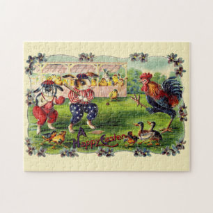 Osterhasen-Baseball-Puzzle