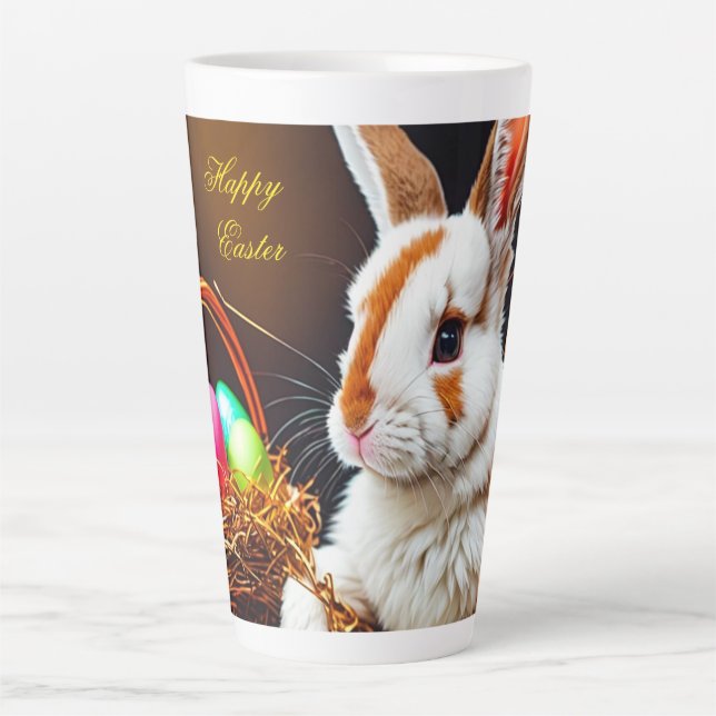Osterhasen Basket & Eier Milchtasse (Vorderseite)
