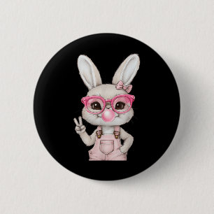 Osterhasen Blasen Blase Happy Ostersonne Coq Button