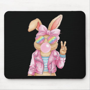 Osterhasen Blasen Blase Happy Ostersonne Coq Mousepad
