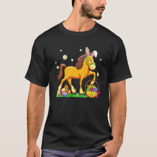 Osterhasen Bunny Ears Eizellen Jagdkorb Girls T-Shirt