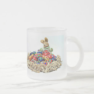 Osterhasen Candy Nest Mattglastasse