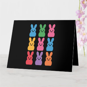 Osterhasen-Eier Kariert Leopard Karte