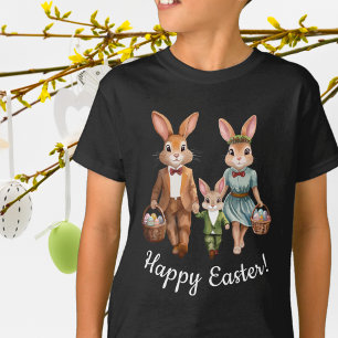 Osterhasen-Familie auf Eiersuche T-Shirt