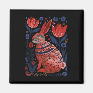Osterhasen Frühling Norwegisch Skandinavien Magnet