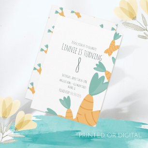 Osterhasen-Geburtstagsstrauß Einladung