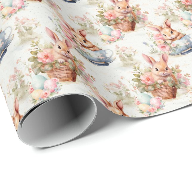 Osterhasen Geschenkpapier Kollektion (Rolleneckpunkt)