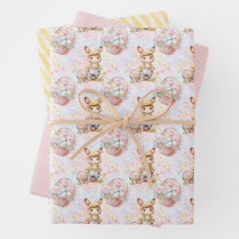 Osterhasen-Geschenkpapier-Kollektion Geschenkpapier Set