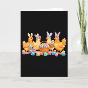 Osterhasen-Hase-Hühnerliebhaber-Huhn-Mama Karte