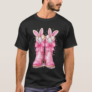 Osterhasen-Hasen-Stiefel Howdy Cowgirls Weste T-Shirt