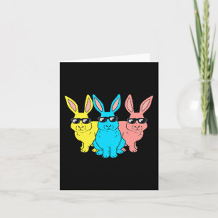 Osterhasen Hip Hop Trio Bunnies Fun Boys Girls K Karte