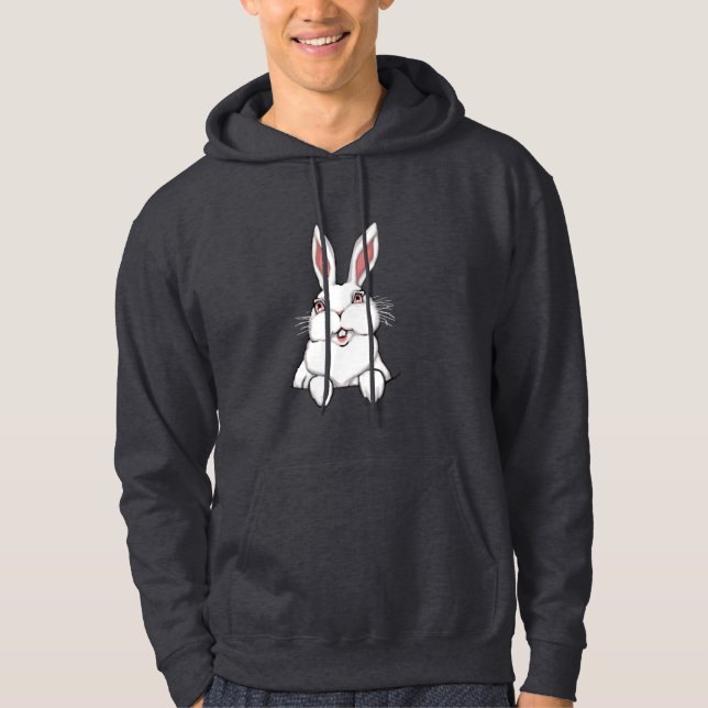 Osterhasen Hoodie Osterpocket Bunny Hoodie (Vorderseite)