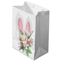 Osterhasen in Blume Bouquet Mittlere Geschenktüte