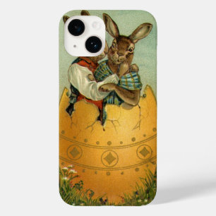 Osterhasen in einem goldenen Ei, vintage viktorian Case-Mate iPhone Hülle