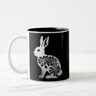 Osterhasen-Kaninchen Zweifarbige Tasse