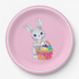Osterhasen-Kaninchenkörbe Party Eier Pappteller