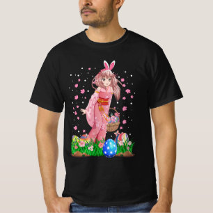 Osterhasen Kawaii Japanisch Anime Manga Teen T-Shirt