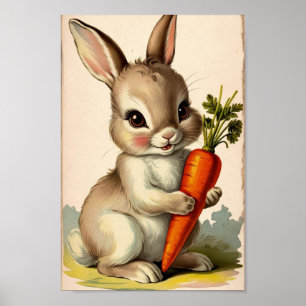 Osterhasen Kinderzimmer an der Ostsee Poster