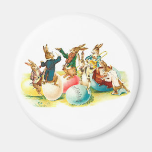 Osterhasen-Konzert Vintage Magnet