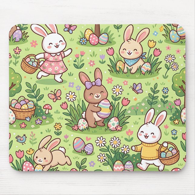 Osterhasen-Mauspad Mousepad (Vorne)