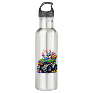 Osterhasen Monster Truck Eier Cooler Kaninchen T- Edelstahlflasche