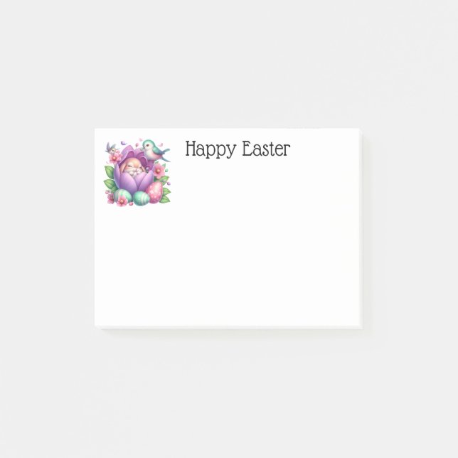 Osterhasen-Notizen Post-it Klebezettel (Vorderseite)