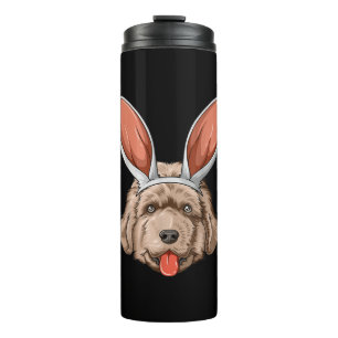 Osterhasen-Ohren   Hundegeschenk für Neufundland Thermosbecher