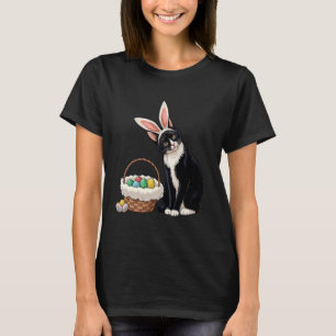 Osterhasen-Ohren-Katze Ostereier-Suche Froher Oste T-Shirt