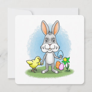 Osterhasen-Ostersonntags-Brunch Einladung